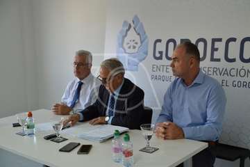 GoroEco arremetió contra los gobernantes del Ayuntamiento en una rueda de prensa  (Foto TA)